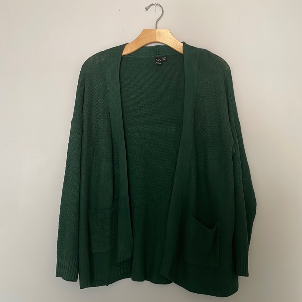 Hunter Green Cardigan